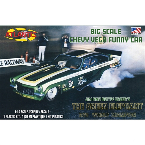 1:16 Green Elephant Vega Funny Car